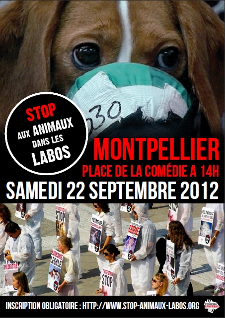 happening expérimentation animale à Montpellier